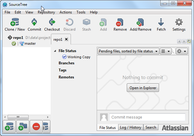 SourceTree after committing.