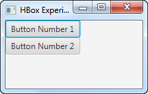 A JavaFX VBox component displayed in the scene graph.