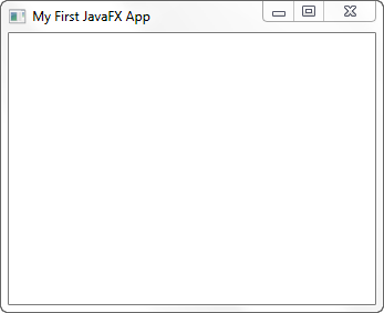 A JavaFX application window.